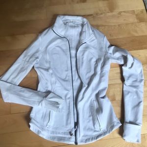 Lululemon white jacket. Size 6